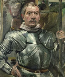 Autorretrato en armadura, 1914